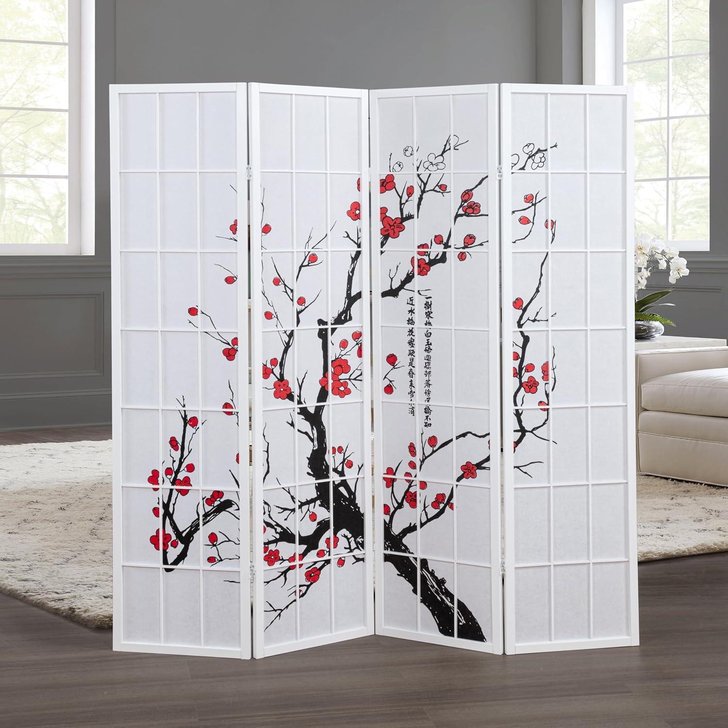 Shoji Screen Divider - Divisorio Pieghevole Giapponese Shoji per Privacy,