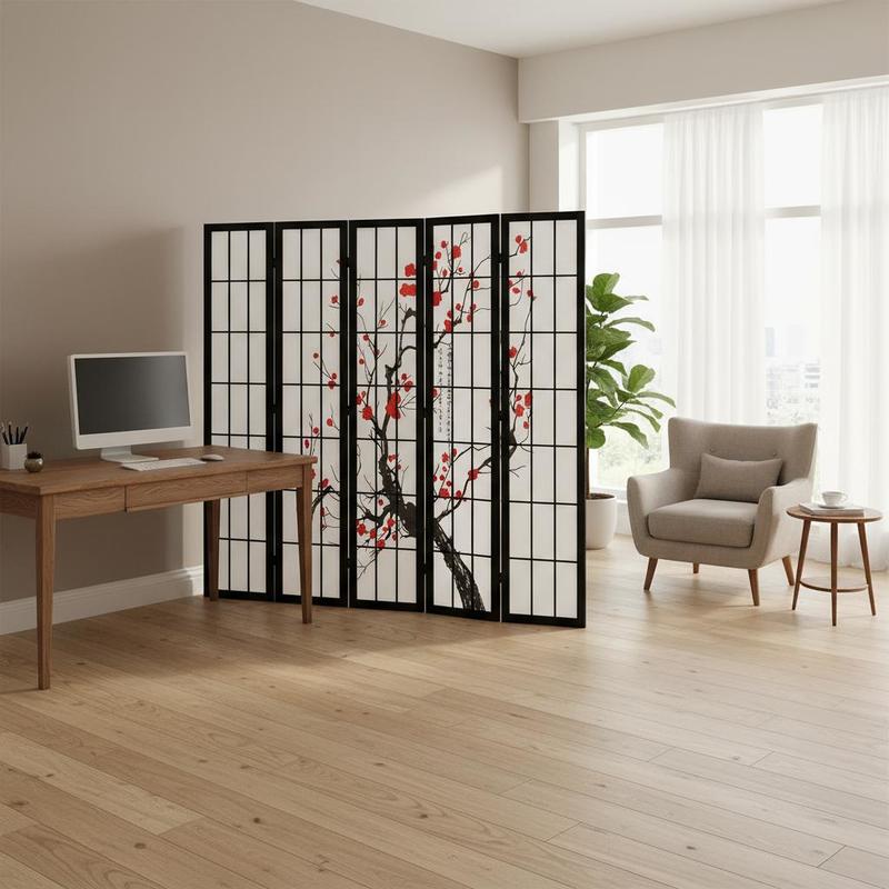 Shoji Screen Divider - Paravento Giapponese Shoji a 6 Pannelli