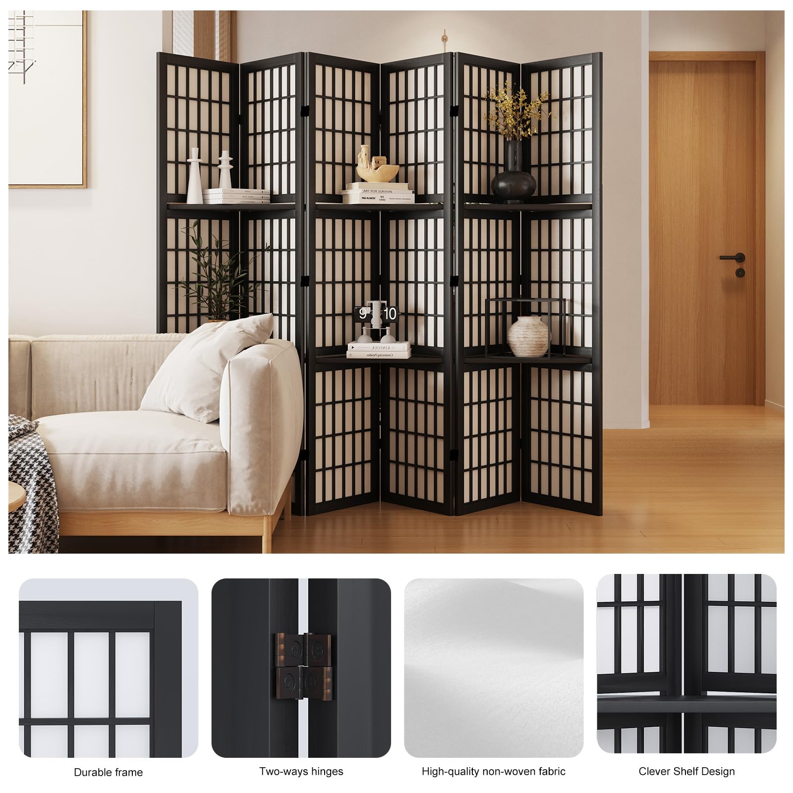 Divisorio per Ambienti, Parave - Shoji Screen Divider recensione e prezzo