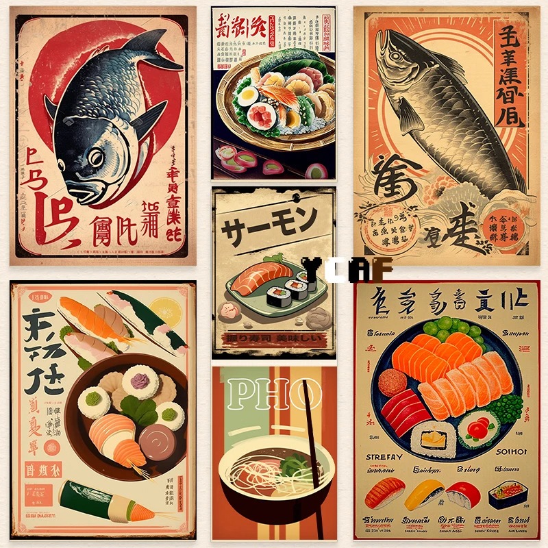 Vintage Japanese Food Poster C - Japanese Food Lifestyle recensione e prezzo