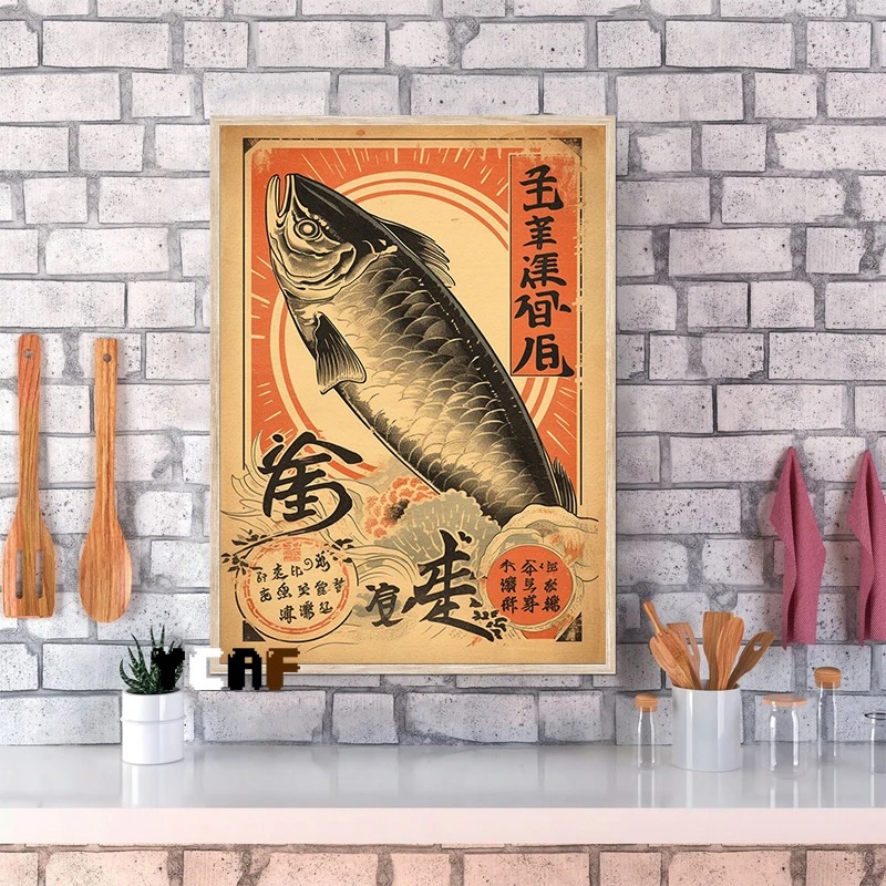 Vintage Japanese Food Poster C - Japanese Food Lifestyle recensione e prezzo