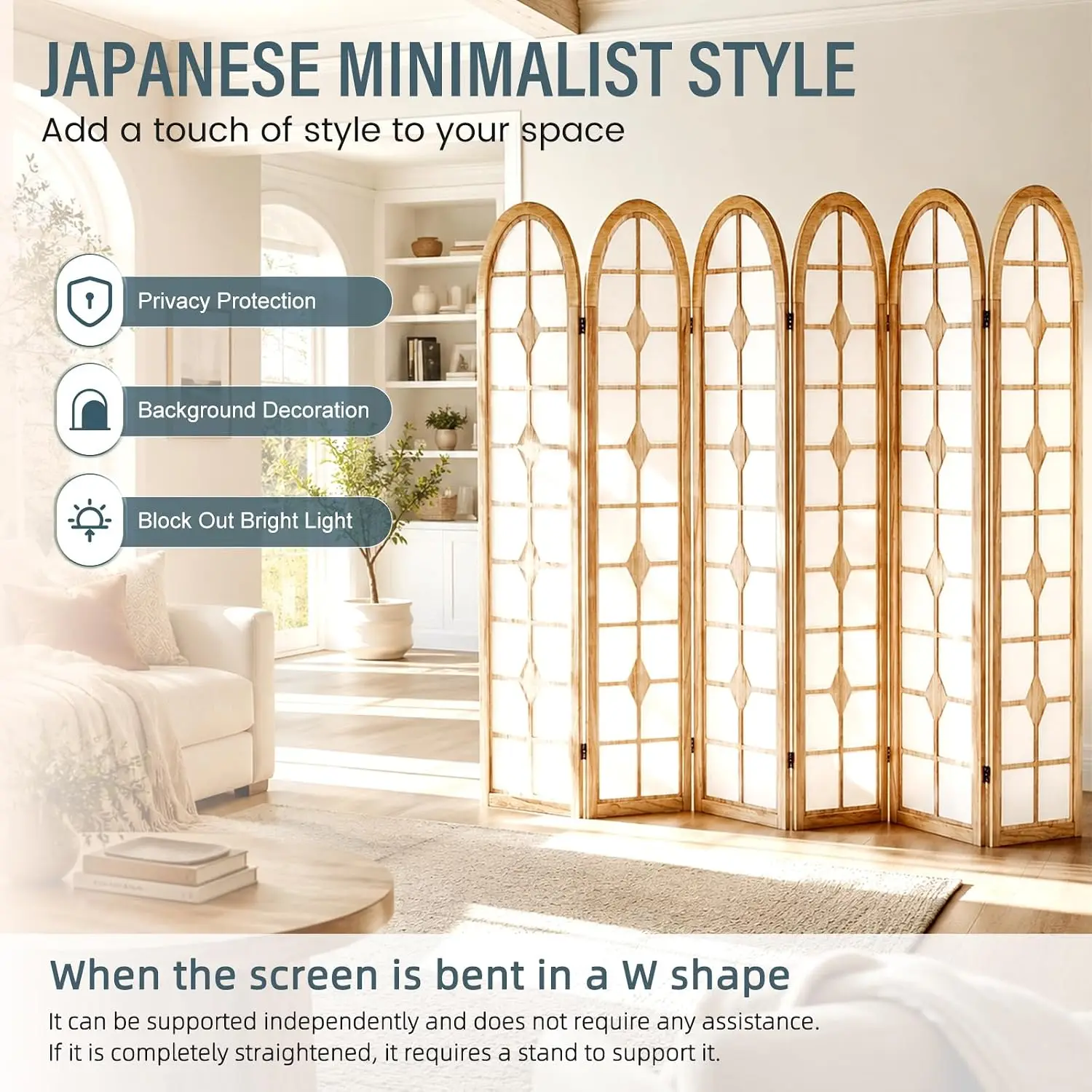 Divisorio per ambienti in stil - Shoji Screen Divider recensione e prezzo