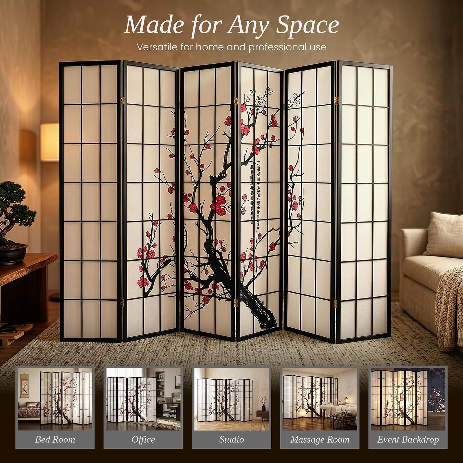 Divisorio per ambienti a 6 pan - Shoji Screen Divider recensione e prezzo