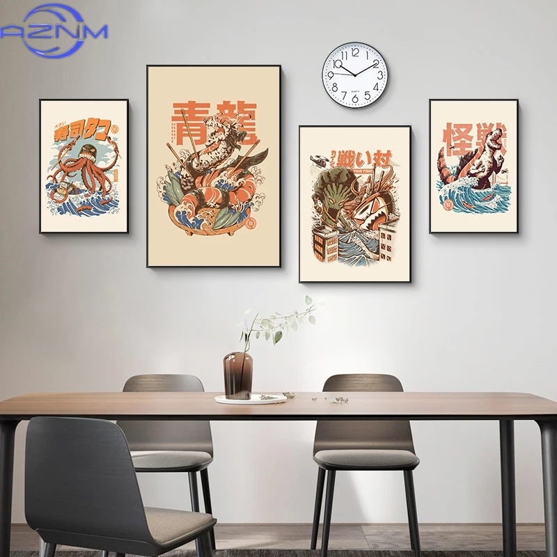 AZNM Poster di Kaiju Giappones - Japanese Food Lifestyle recensione e prezzo
